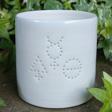 Load image into Gallery viewer, Tria Prima mini porcelain tealight holder
