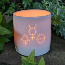 Load image into Gallery viewer, Tria Prima mini porcelain tealight holder
