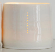 Load image into Gallery viewer, Letter mini porcelain tealight holders
